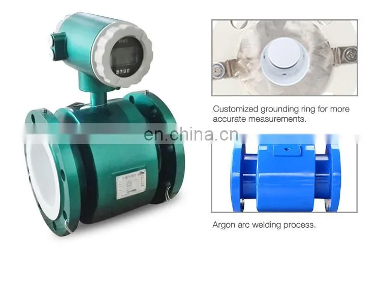 Best price intelligent SUS 316 electromagnetic flowmeter