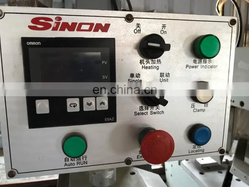 PVC Window Four Head Welding Machinery Plastic Door and Window Making Machine