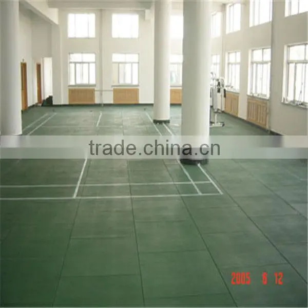 Anti-skid rubber floor/school rubber flooring