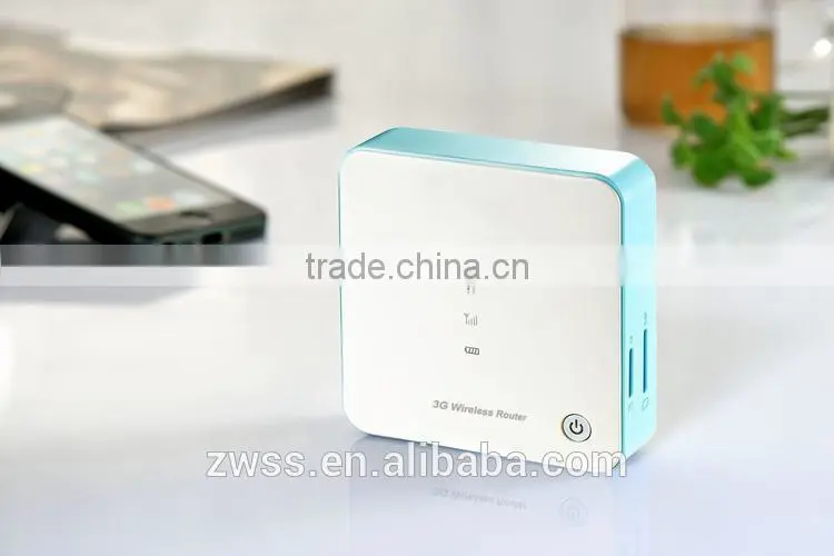universal wifi router 4g LTE FDD with RJ45 and power bank