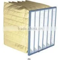 500 micron dust collector air ahu pleated bag nomex filter bag