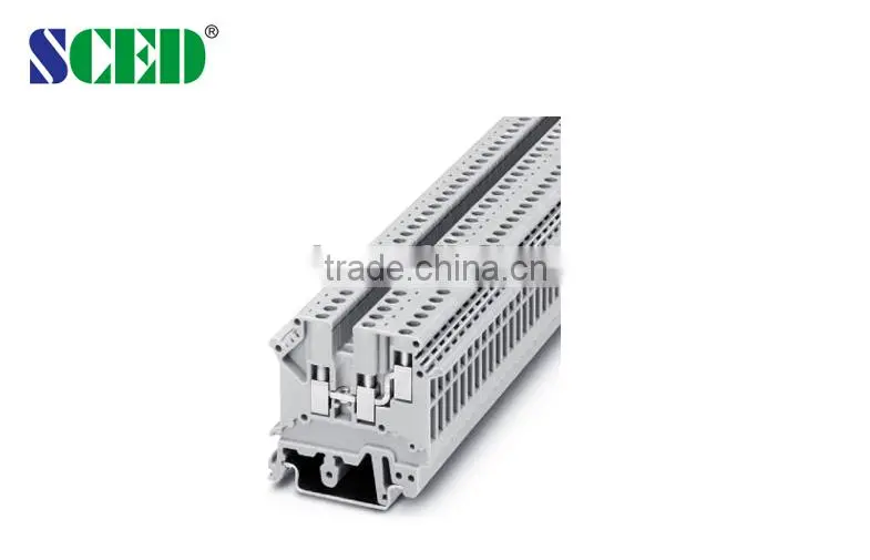 150V rail-mounted terminal blocks AWG:30-12