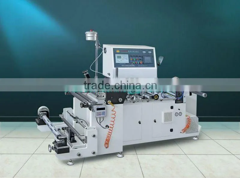 PVC shrink sleeve cutting off machine