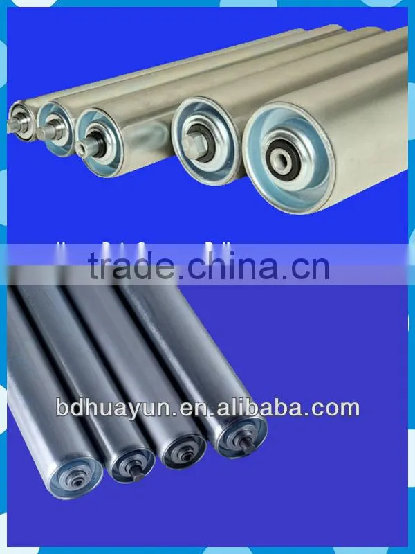 Heavy Load Long Distance Gravity Roller Conveyor For Luggage