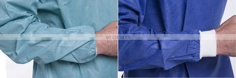 Medical Protective Disposable SMS Lab Coat for Hospital Examination