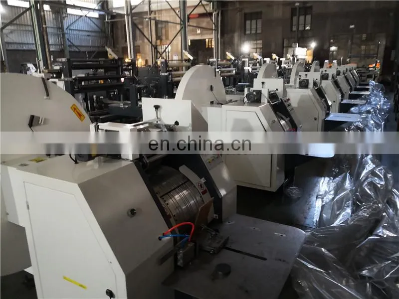 HD400E Automatic degradable v-shaped sharp flat bottom paper bag making machine