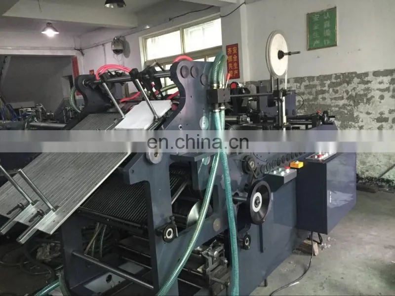 ZF350A Automatic Big brown kraft File folder paper bag envelope making machine with self seal flap tape on-line