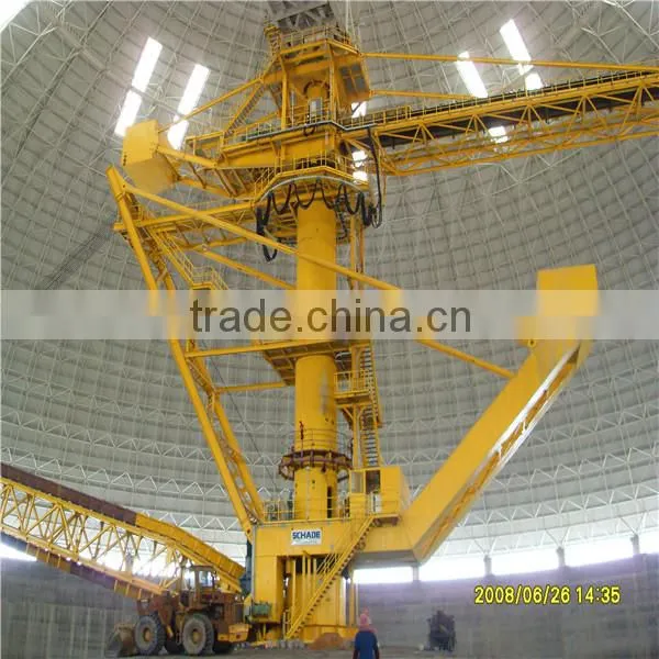 Space frame ball for coal shed
