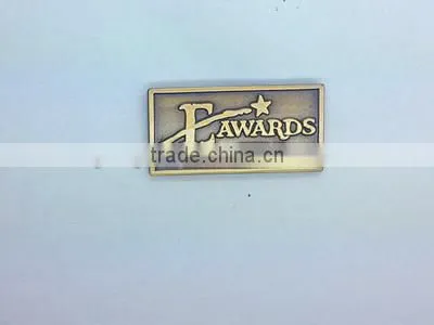 Custom die struck soft enamel badge pin