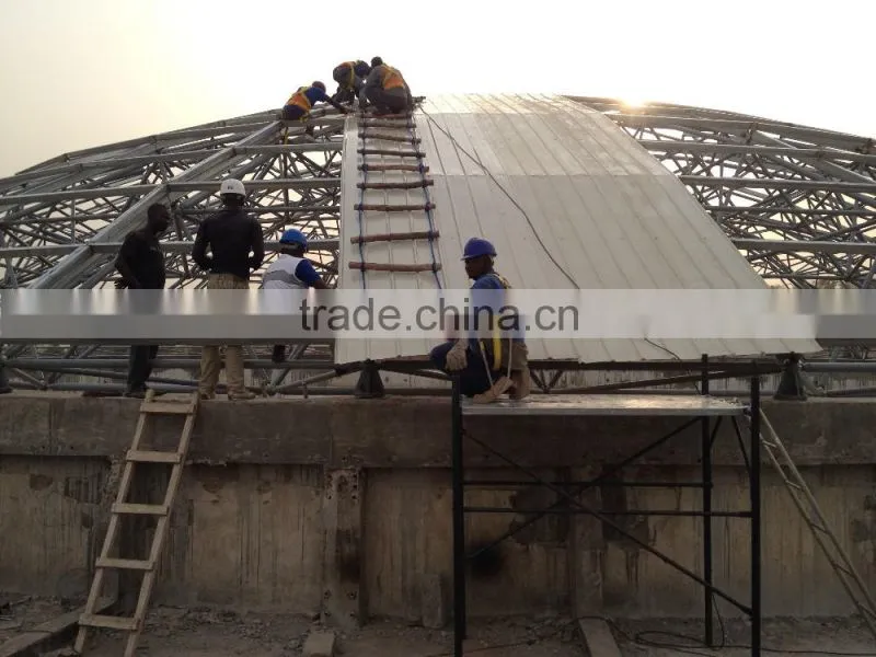 Solid barrel steel space frame fabrication