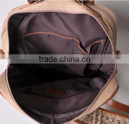 fashion canvas special design school bag