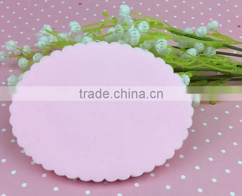 Latex-free sponge large round facial powder puff