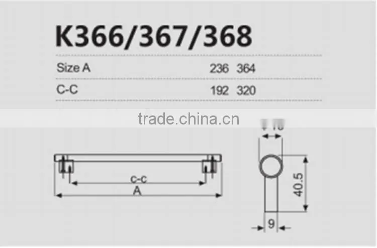 Aluminum Pull Handles For Furniture