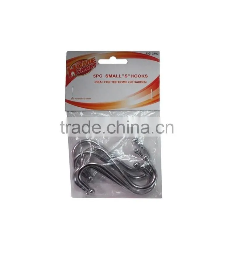 China supplier Metal S Type Metal hanging S hook