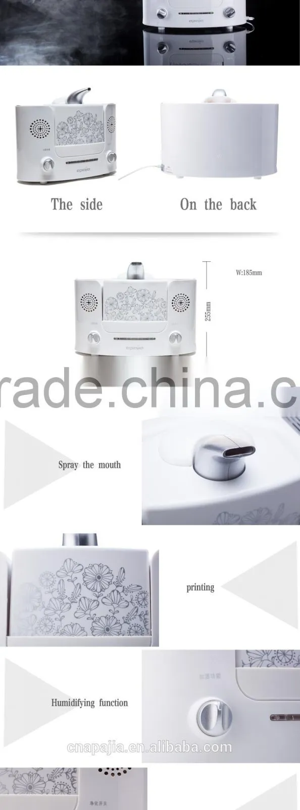 ultrasonic diffuser humidifier aromatherapy nebulizer