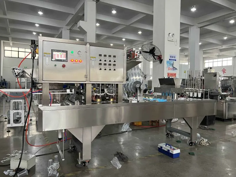 Water Cup Filling and Sealing Machine/Mineral Water Cup Filling and Sealing Machine/Sauce Cup Filling Sealing Machine