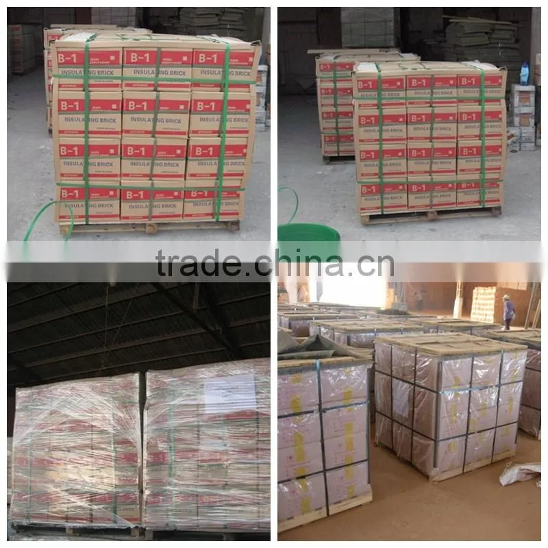 Refractory sound proof insulation bricks for furnace lining