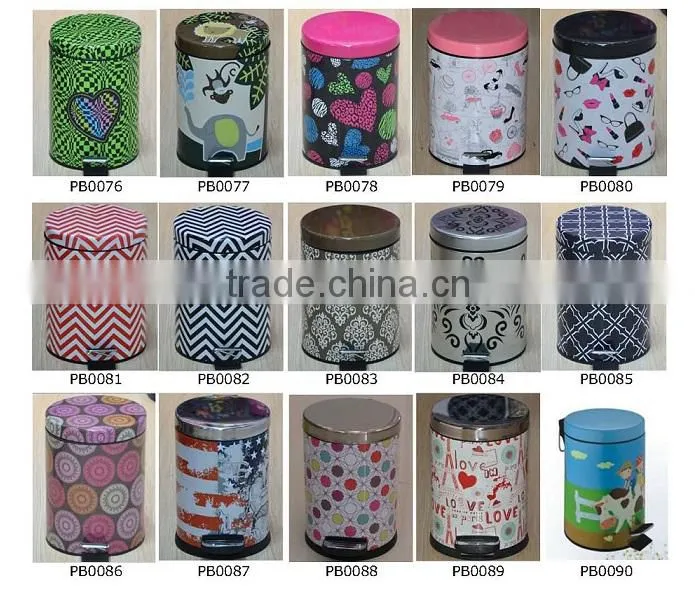 outdoor waste basket pedal bin stainless steel