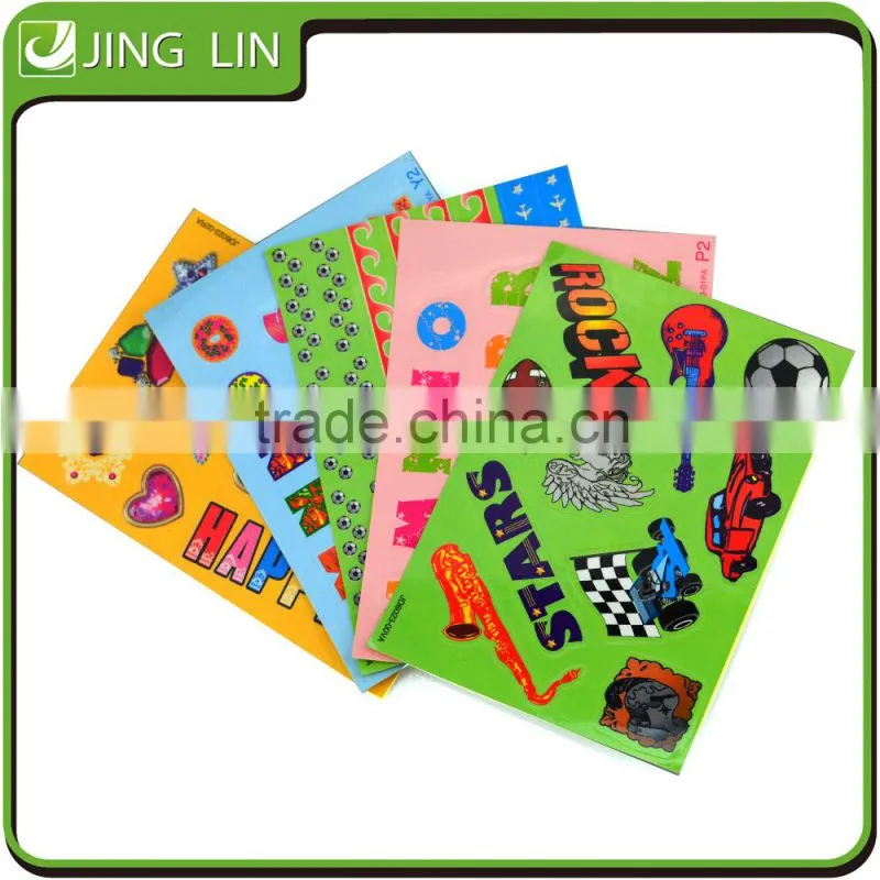Lovely design custom cartoon sticker for kids
