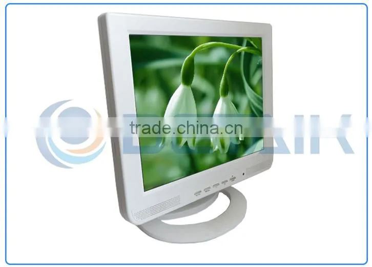 15inch White CCTV BNC Monitor Professional Security Monitor for Hospital