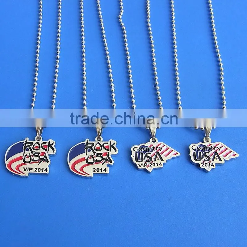hotel key shape vintage necklace pendant charms jewelry
