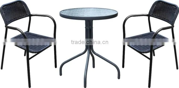 Alibaba china bottom price garden rattan chair set