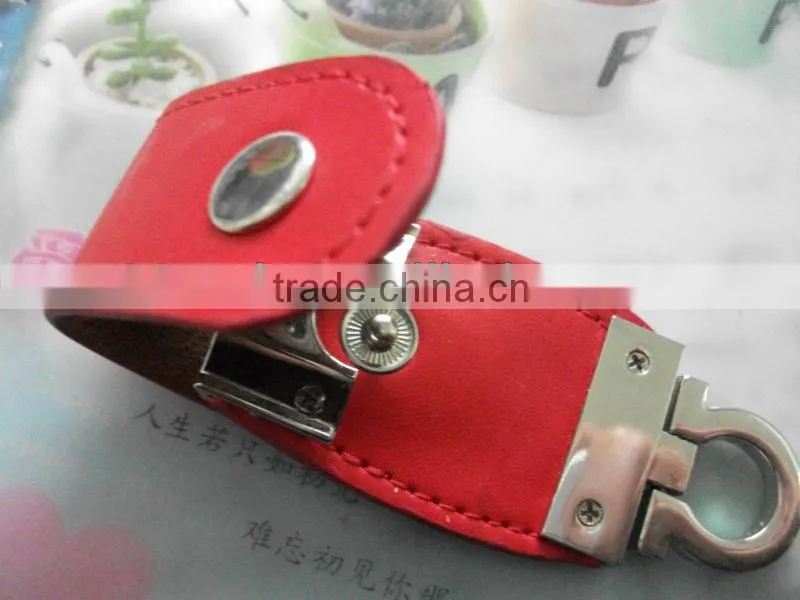 Black Leather USB with 2.0 8GB USB Leather Flash Drive 64mb to 64gb