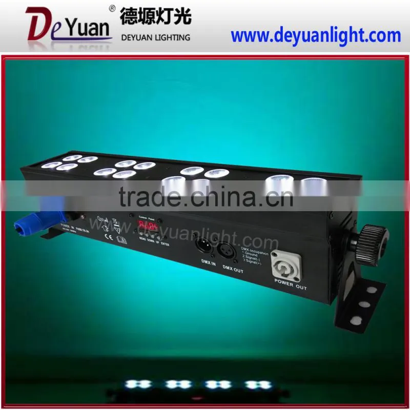 16pcs RGBW 4 in 1 led bar light wireless led uplighting for weddings