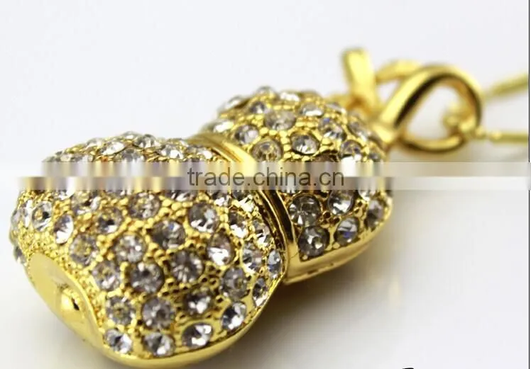 Crystal Jewellery 32GB USB in Silver Memory Stick