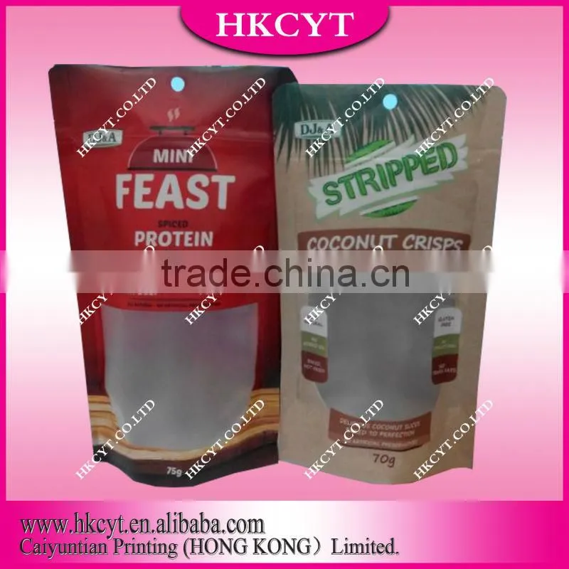 Packaging Zip Matte Clear Window