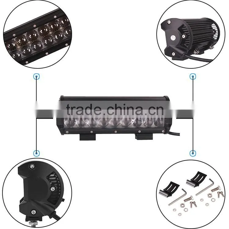 New arrival hot sale car accessories 90w off road led light bar combo beam curved