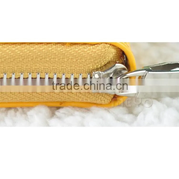 Fancy 6 hooks zipped key chain purse with coin handbag