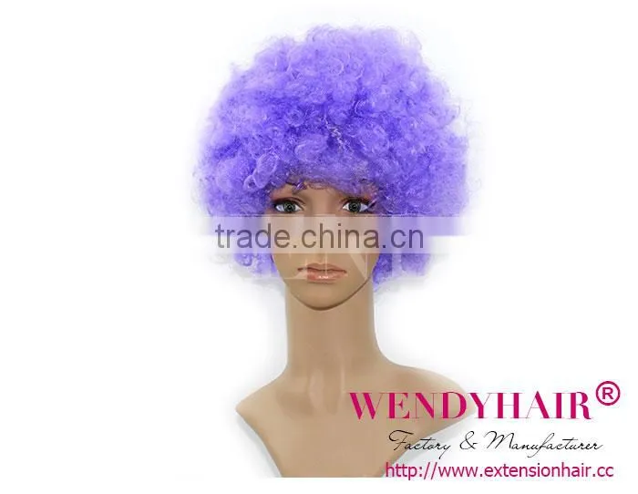 France soccer fans wig with cheap price from china mainland factory