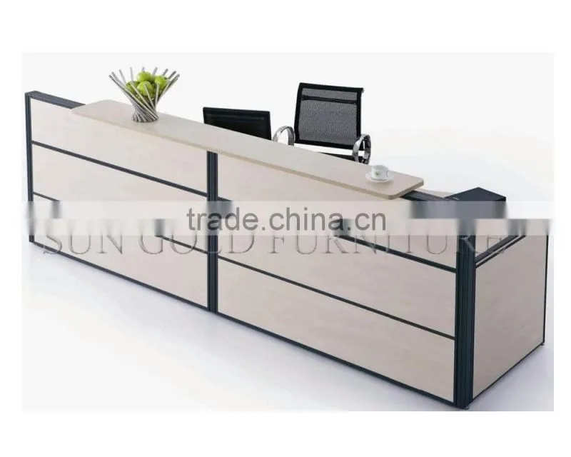 used reception desk dimensions shop counter design(SZ-RTT002)