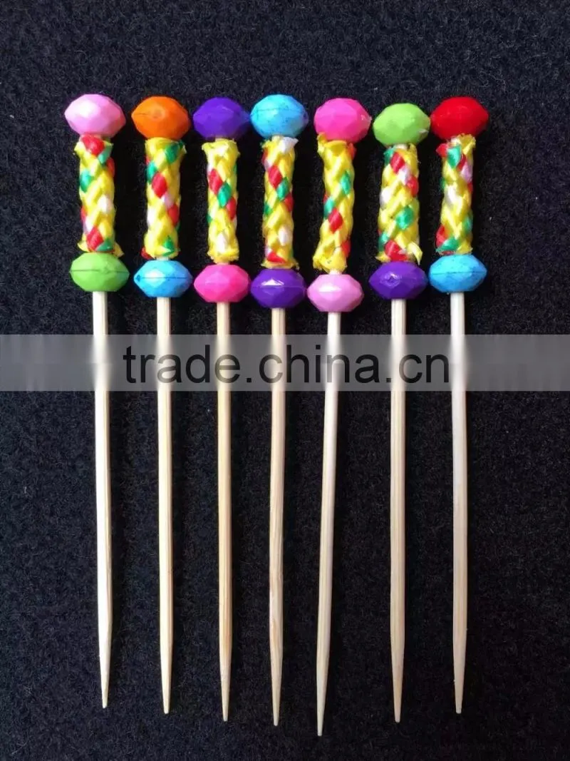 Excellent quality low price fruit pick skewer stick