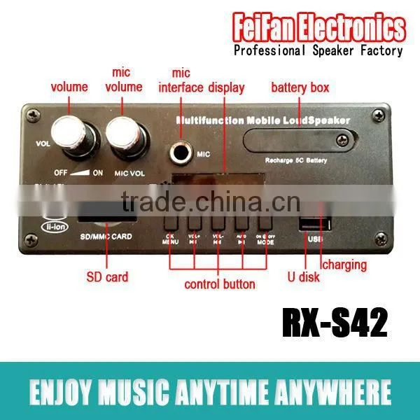 Top Sale 4.0 Inch Portable Music Speaker/Wireless Music Speaker