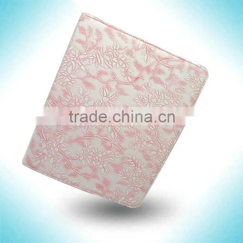 Newest Rotary Leather case, Folio PU Leather case, Universal folio cover leather case