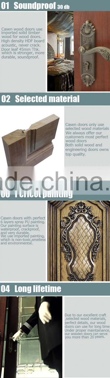 Fancy design Kasela wooden round top door on sale