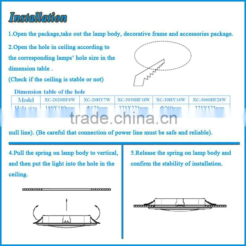 Good Quality Recessed Hospital Room 30 60 Panel Ceiling Light LED