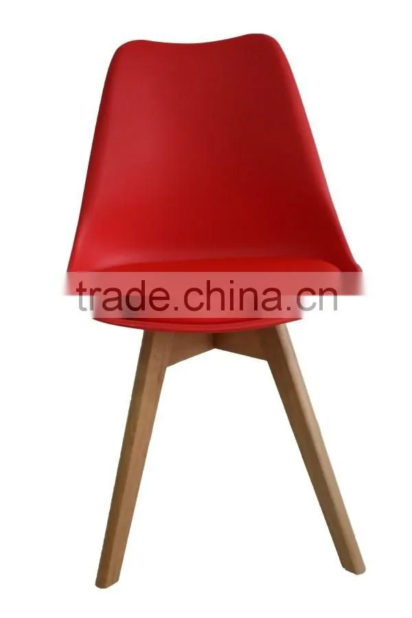 Leather covered foam seat DSW dining chair,HYL-36