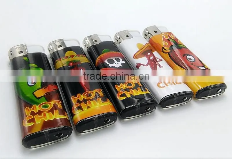 Hot selling customized paper plastic lighter