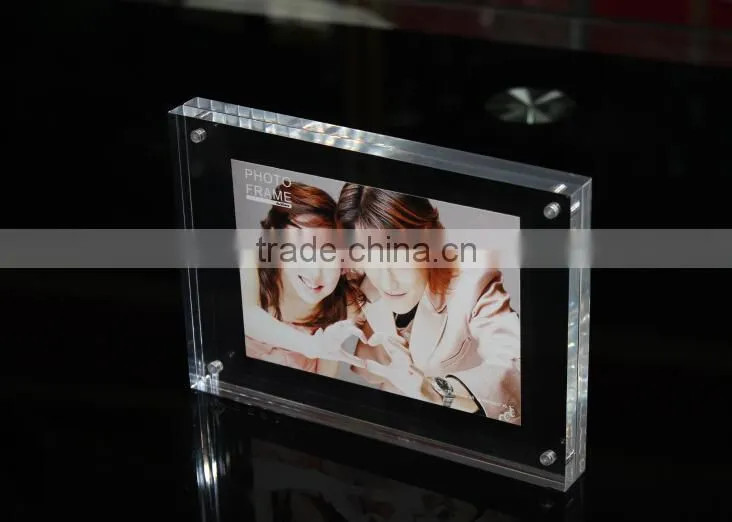 acrylic glass lacework photo frame china supplier