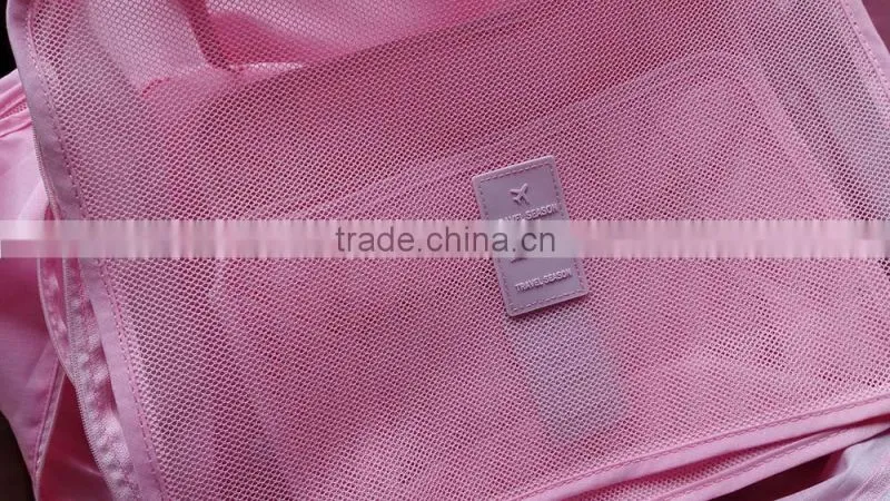 Justop wholesale mesh travel bag organizer