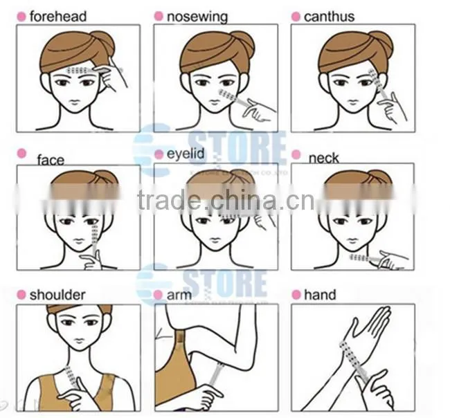 Aesthetic Roller Magnetic Ions Energy Facial Beauty Roller Massage Roller Sticks