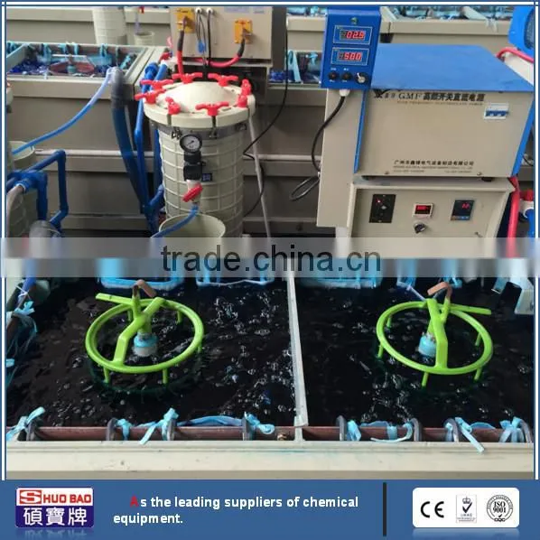 Semi-automatic chrome plating machine of factory