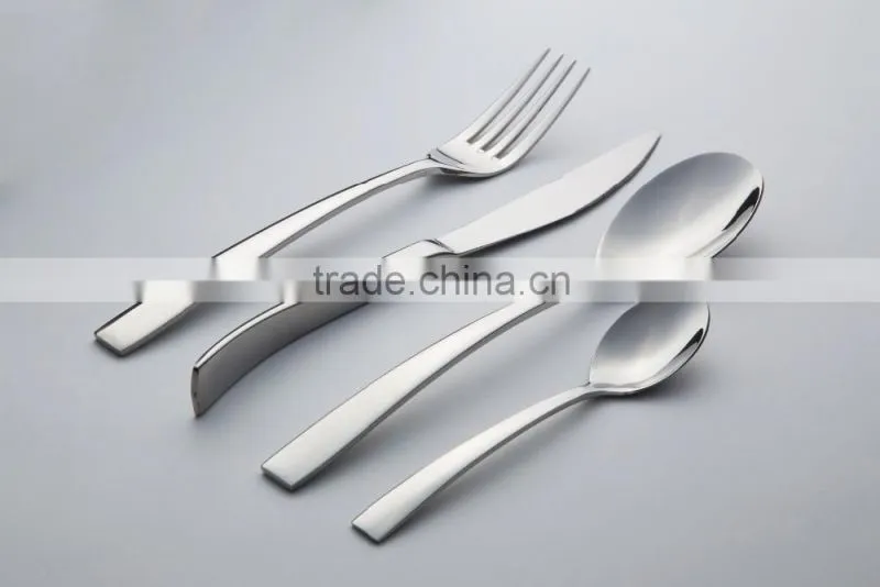high quality gold plated flatware cultery set 6362