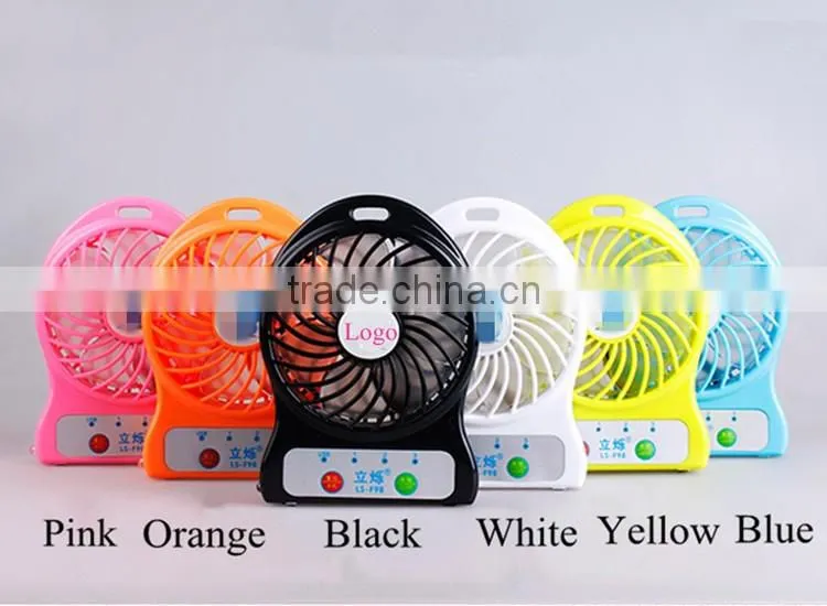 Best gift and price portable mini fan rechargeable fan with battery
