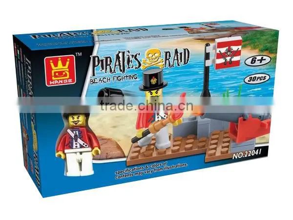 alibaba in russian Pirate building blocks toys for kids figures