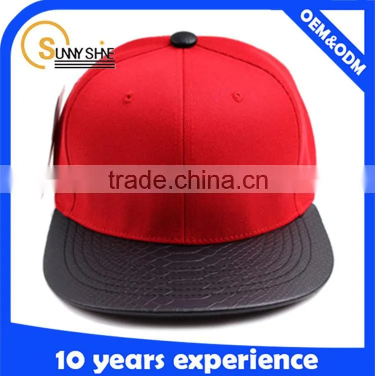 Faux leather cowboy hat
