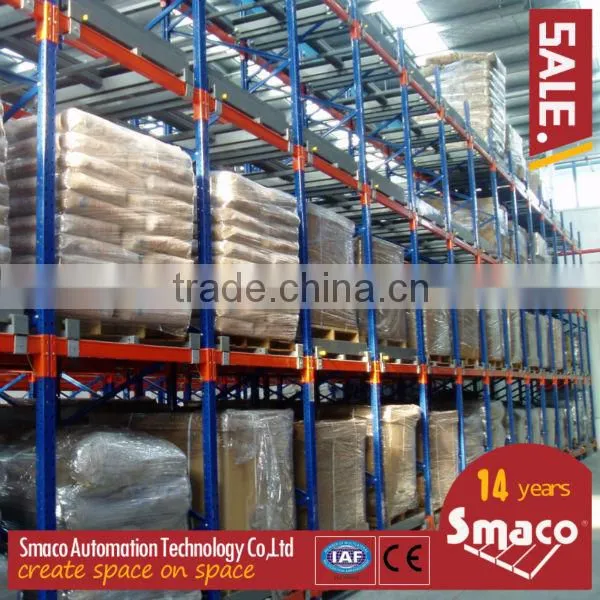 Make & design in China Push Back Racking
